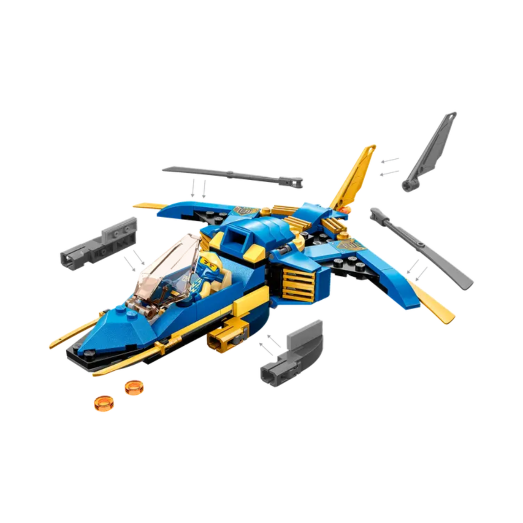 Lego Ninjago Jet del Rayo EVO de Jay 71784