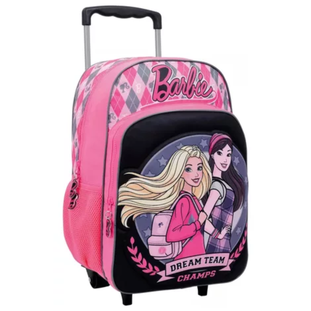 Mochila 16 Pulgadas Barbie Con Carrito Barbie 35614 Wabro