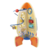 Cohete De Actividades De Madera 35249 Mazel Toys