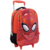 Mochila Escolar Con Carro Spiderman 16" Wabro 31234