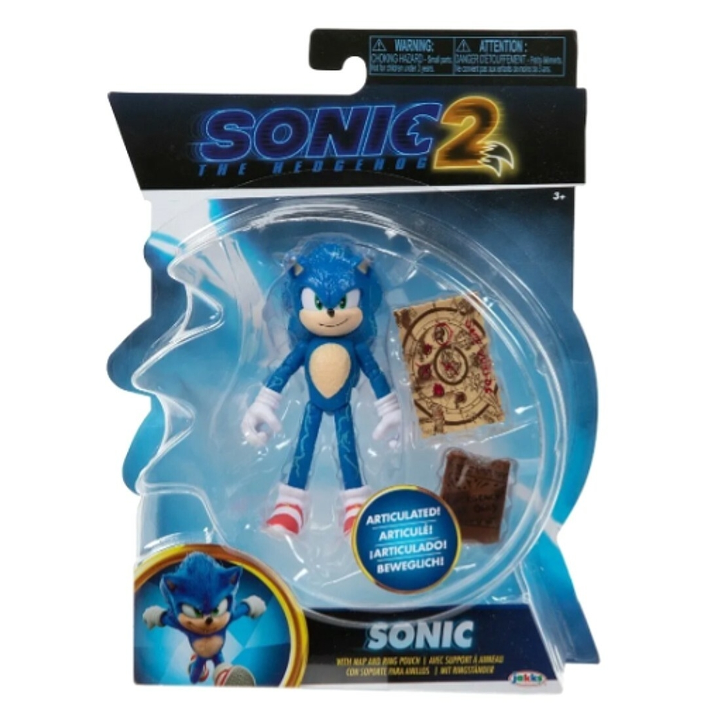 Muñecos Sonic 2 Figura Articulada 10cm Wabro. 40491