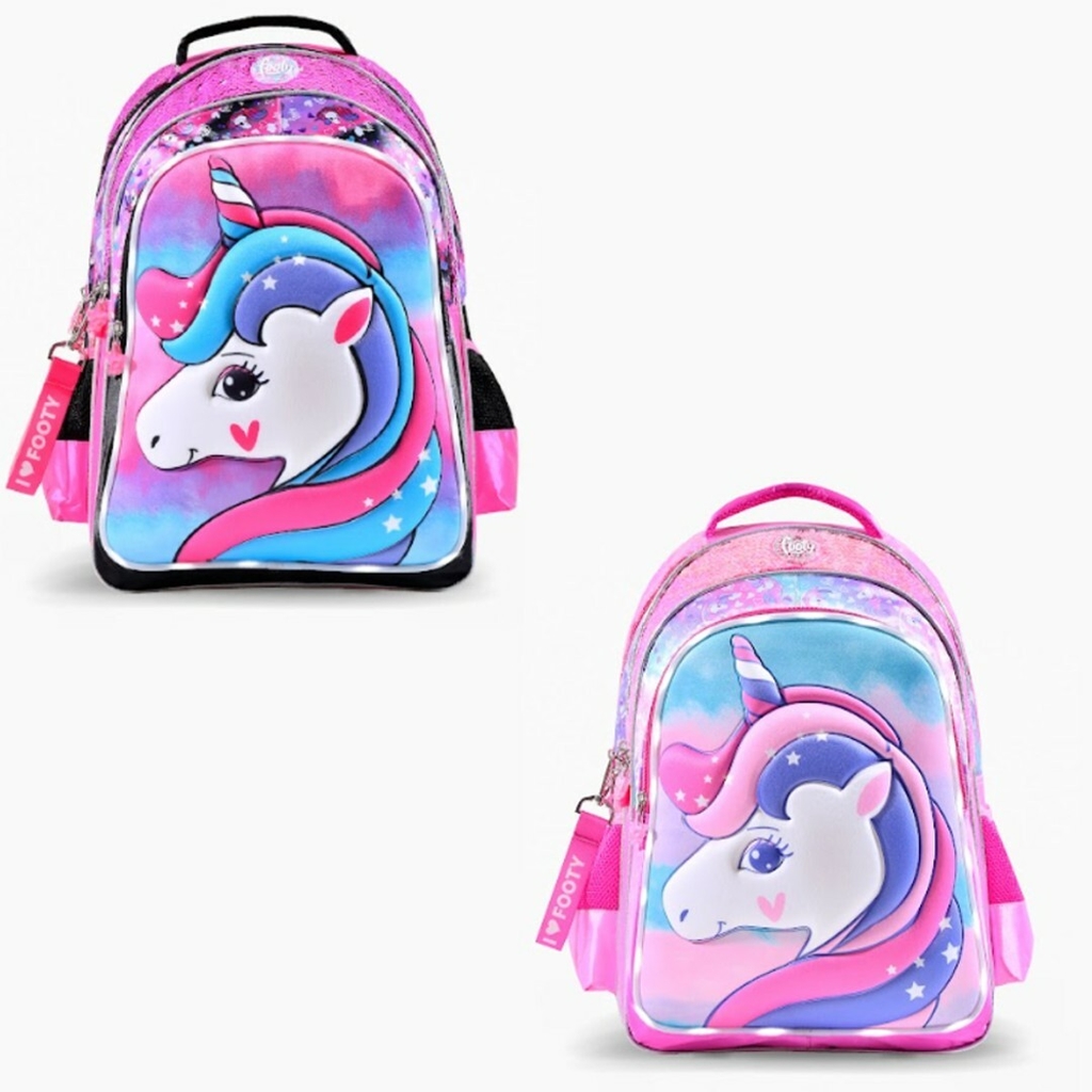 Mochila Carro Footy Unicornio