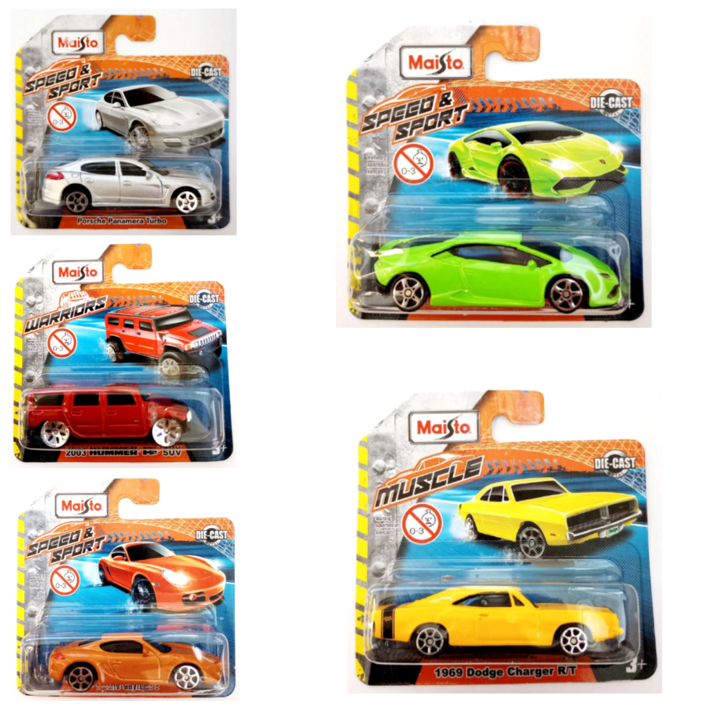 Kit de 5 Autos de Maisto Cachavacha Jugueter as