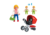 Playmobil Figura Individual Mamá Con Carrito De Gemelos 5573 Intek - tienda online
