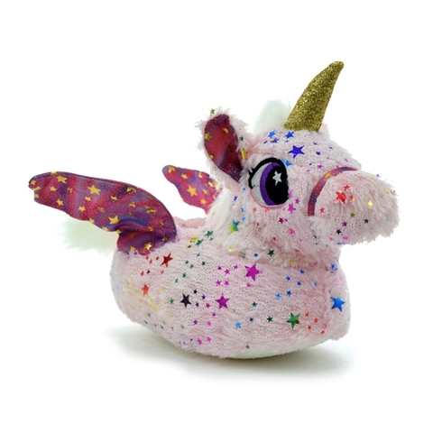 Pantuflas Peluche Unicornio con estrellas Phi Phi Toys 1500