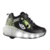 Zapatillas Roller Shark Negro/Verde Con Luces Led ROLL690 Footy