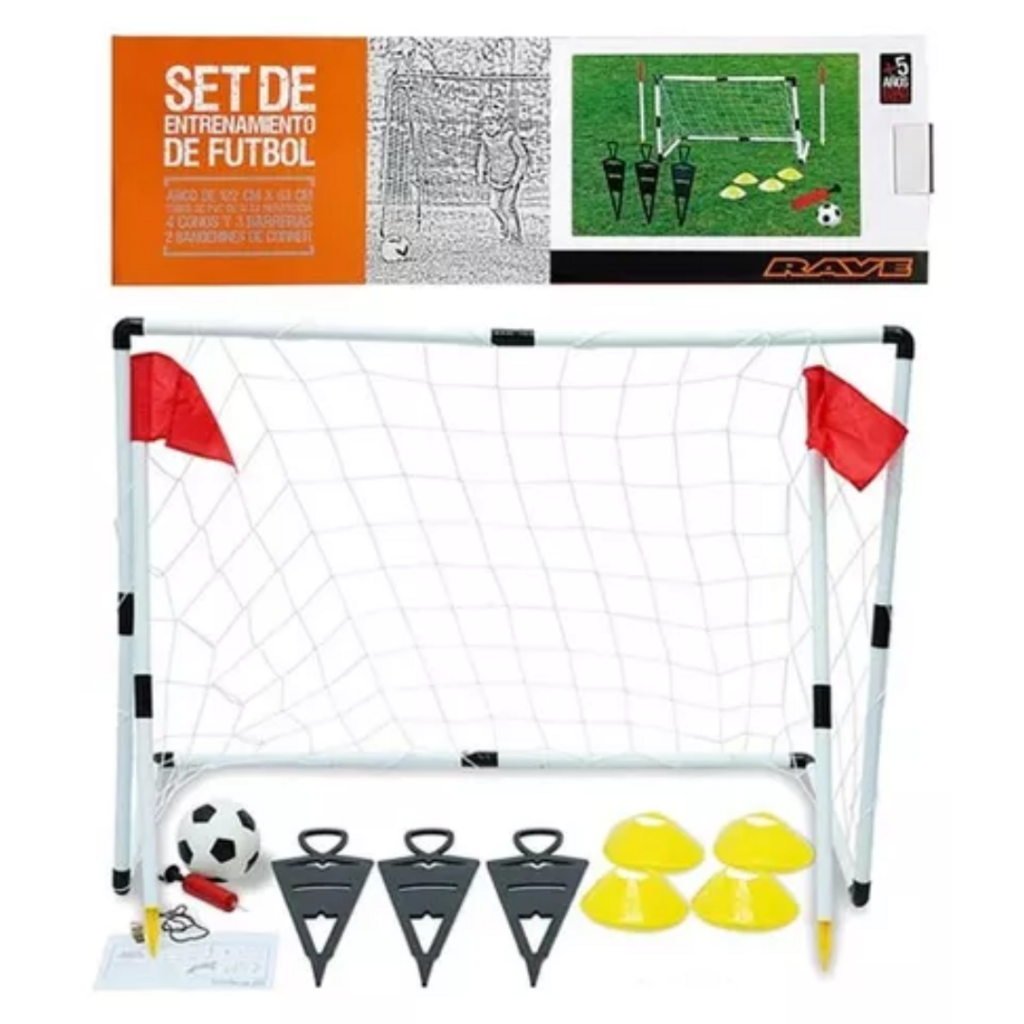 Juego Set De Entrenamiento De Futbol Rave Isakito