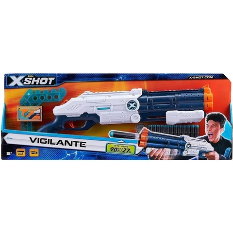 Pistola Escopeta Vigilante Lanza Dardos X-Shot