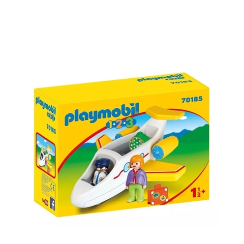 Playmobil 1-2-3 Avion Con Pasajeros 70185