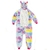 Pijama Trendy Unicornio Multicolor Con Capucha 12250