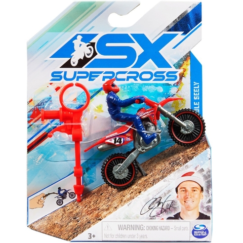 Moto Supercross Escala 1:24 Die-Cast Caffaro 65702