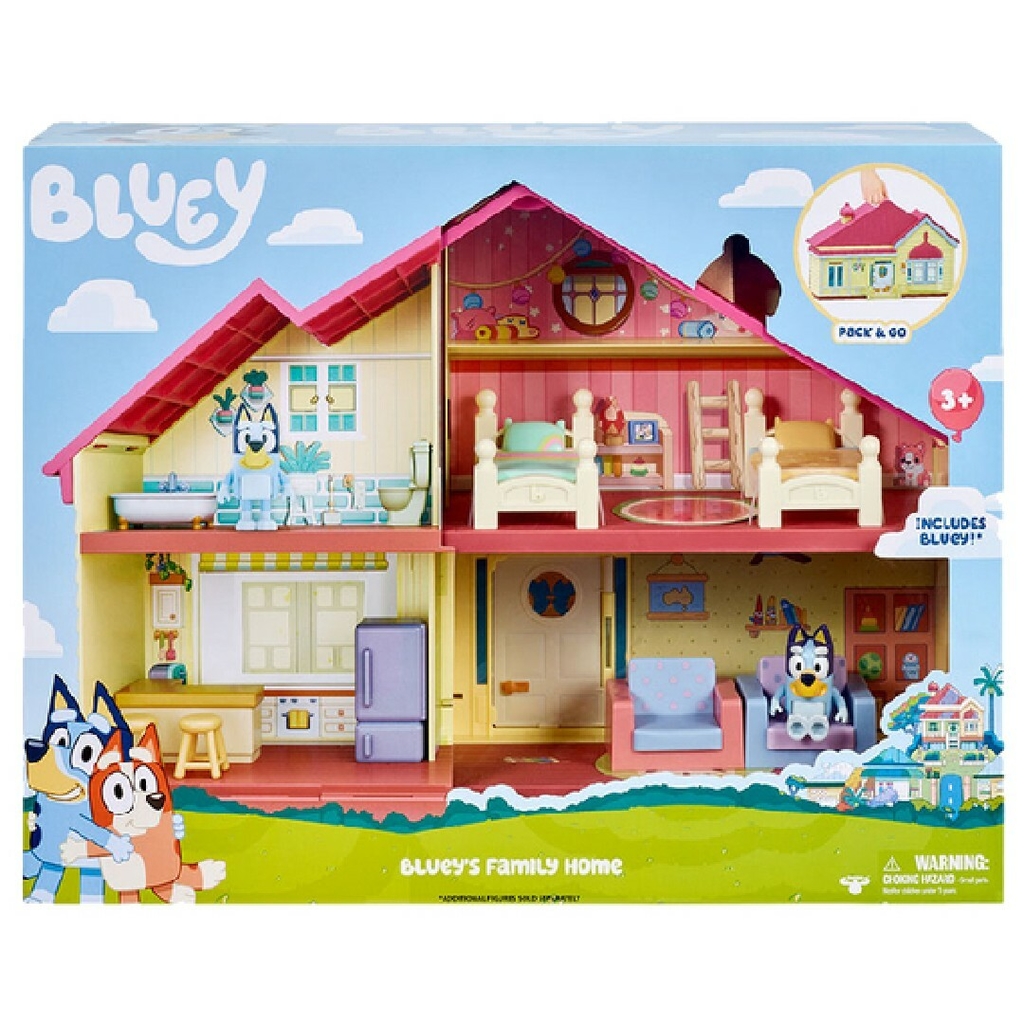 Bluey Casa Familiar Con Figuras Y Accesorios 13024