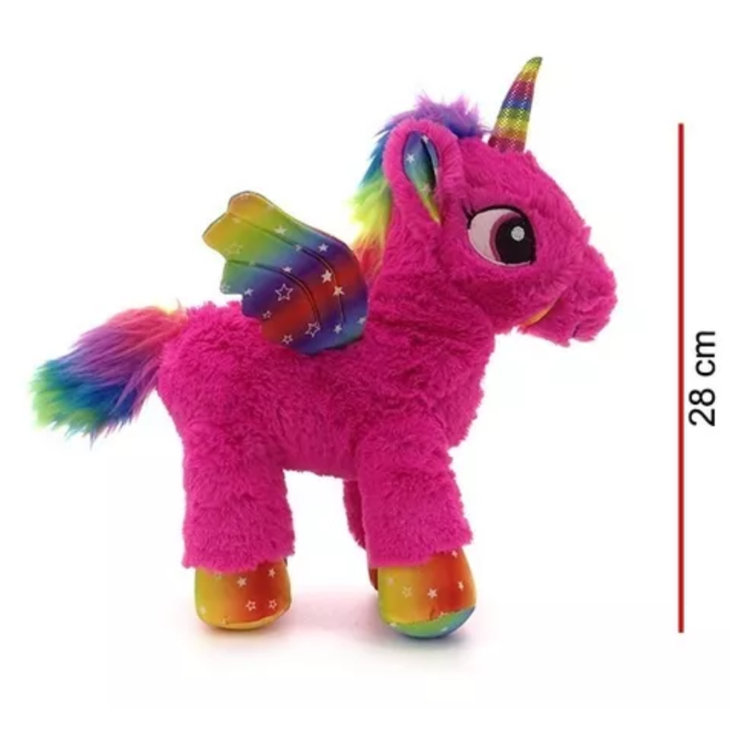 Peluche Unicornio Parado Con Alas Phi Phi Toys 4112