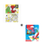 Combo Crayones De Cera Wax Maped + Libro Posters Gigantes Personajes Vértice