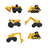 Set Truck x6 autos de construcción a fricción - AB-11459