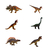 Dinosaurios de goma soft 45-60cm - 81000