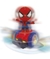 Super Rider Hombre Araña Efectos Luminosos Ditoys 2457 en internet