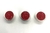 Buttons for Trumpet - Silver Plated with Red