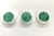 Buttons for Trumpet - Silver Plated with Green