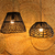 Composição de Luminárias de Vime Preta - REF2 - comprar online