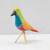 Pássaro Decorativo de Madeira Colorido - MOD2