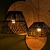Composição de Luminárias de Vime Preta - REF2 - loja online