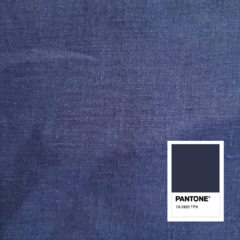 Lino - Azul Marino Pantone® 19-3920 - comprar online