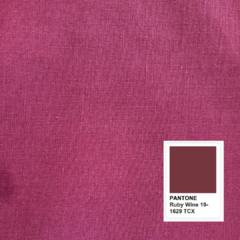 Lino - Bordô Pantone® 19-1629 - comprar online