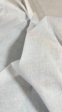 Lightweight White Cotton Interlining - G. Vallone Têxtil