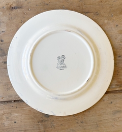 Plato masitero de loza nacional, Lindalit. 28,5 cm. - comprar online