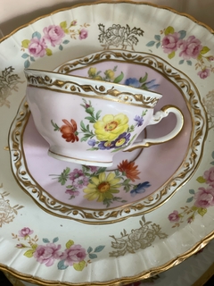 Dúo de té de porcelana alemana Zeh Scherser Bavaria. - tienda online