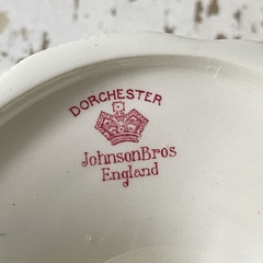 Fuente redonda de loza inglesa Johnson Bros Dorchester. 31 cm de diámetro. - comprar online