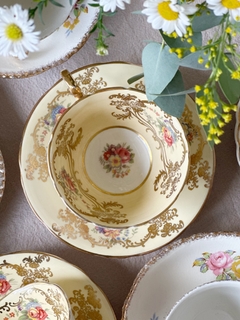 Dúo de té Aynsley Bone China inglesa. - tienda online