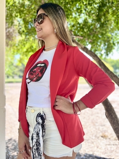 Blazer Margot Rojo en internet