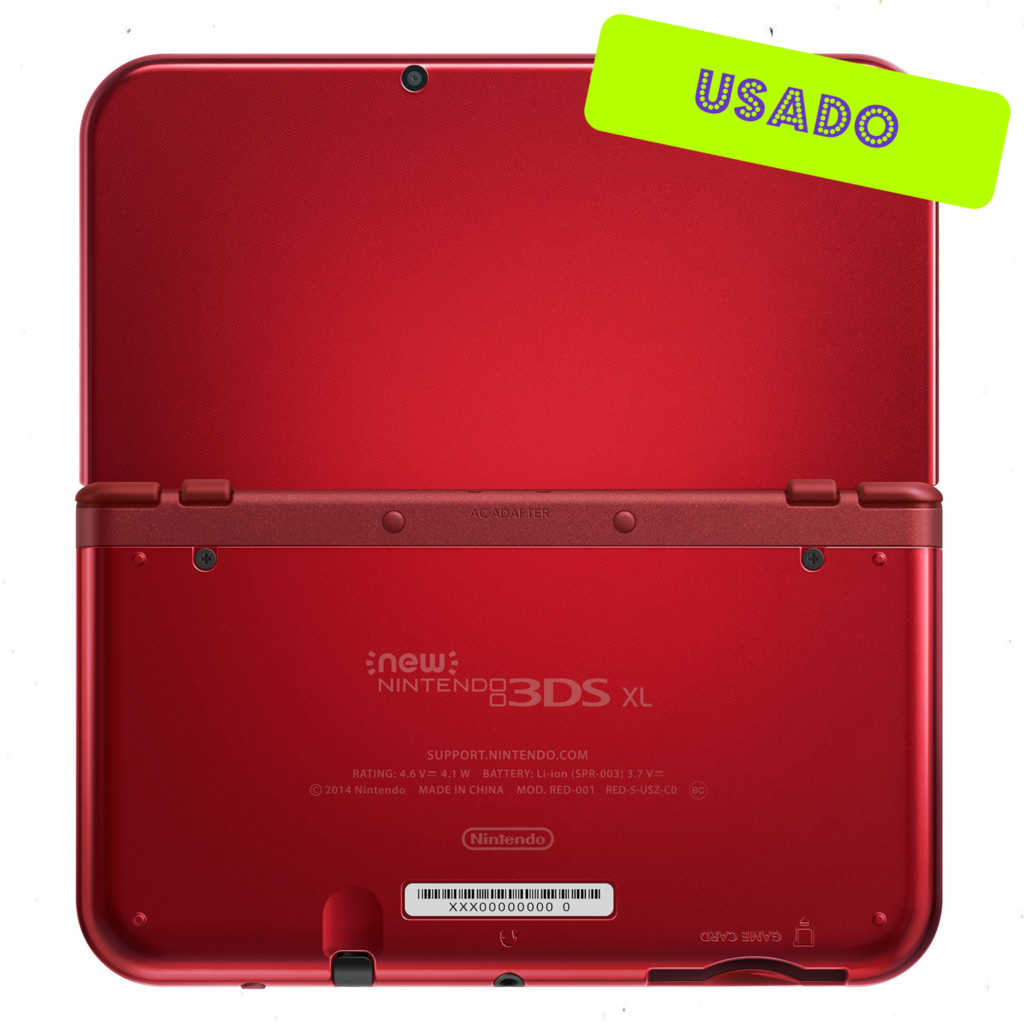 New Nintendo 3DS XL - Vermelho [USADO] | Delivery Games