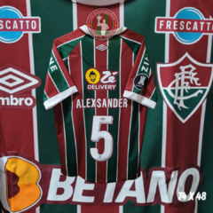 Camisa Fluminense 2023 Tamanho P Usada em Jogo Pelo Alexsander #5 - Umbro - comprar online