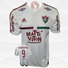 Camisa Fluminense 2015 N°9 Fred Usada em Jogo Tamanho G - Adidas