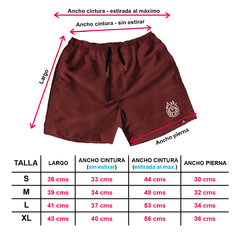 Pantaloneta vinotinto - Ojo - buy online
