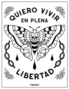 Print - Libertad blanco