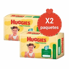 PACK X2 HUGGIES TRIPLE PROTECCION (M AL XXG) - comprar online