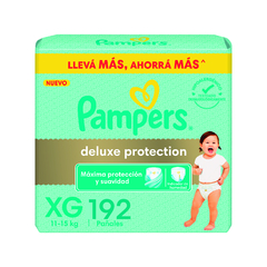 PACK X2 PAMPERS DELUXE PROTECTION PACK MENSUAL (G AL XXG) - comprar online