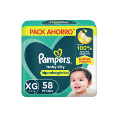 PAMPERS BABY-DRY PACK AHORRO (M al XXG) - Tienda Mi Pañal