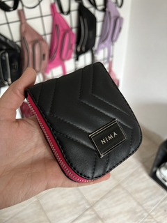 Billetera Pocket Chapita Negra - NIMA bags
