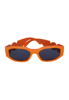Óculos de Sol Grungetteria Chain Laranja na internet