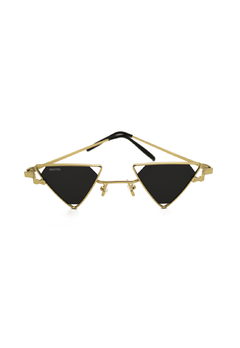Óculos de Sol Grungetteria Vendetta Dourado - comprar online