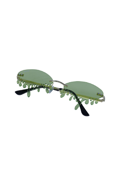 Óculos de Sol Grungetteria Minion's Tears Verde - loja online