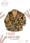 Casaco Camuflado PPNN: Linho com Algodão (infantil)