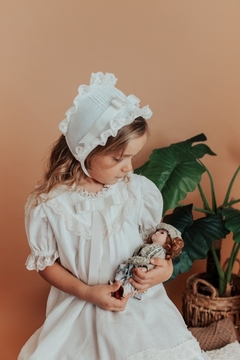 Vestido infantil de best sale cambraia