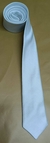 Gravata Fit - Branca listrada fosca - COD: BRC291 - comprar online
