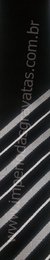 Gravata Toque de Seda - Preta com Listras Prata - COD: MC224 - loja online